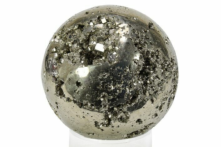 Polished Pyrite Sphere - Peru #231634